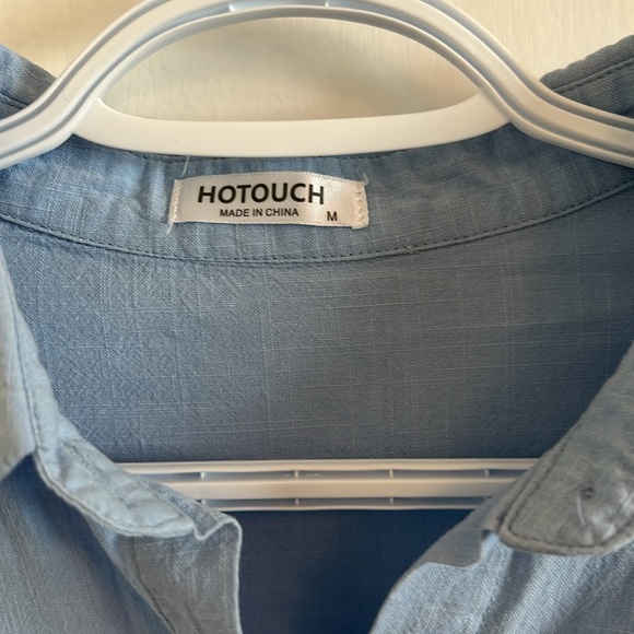 Hotouch VGUC long button down 3/4 sleeves that can be rolled with button - Picture 2 of 10